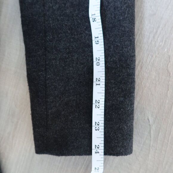 MAXMARA wool peacoat long grey alpaca mohair double breast 6 luxury old money - Picture 9 of 15